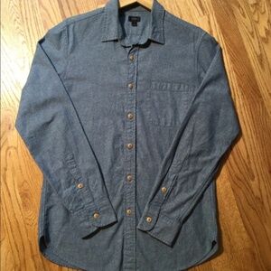 Mens J.Crew Chambray Cotton Shirt